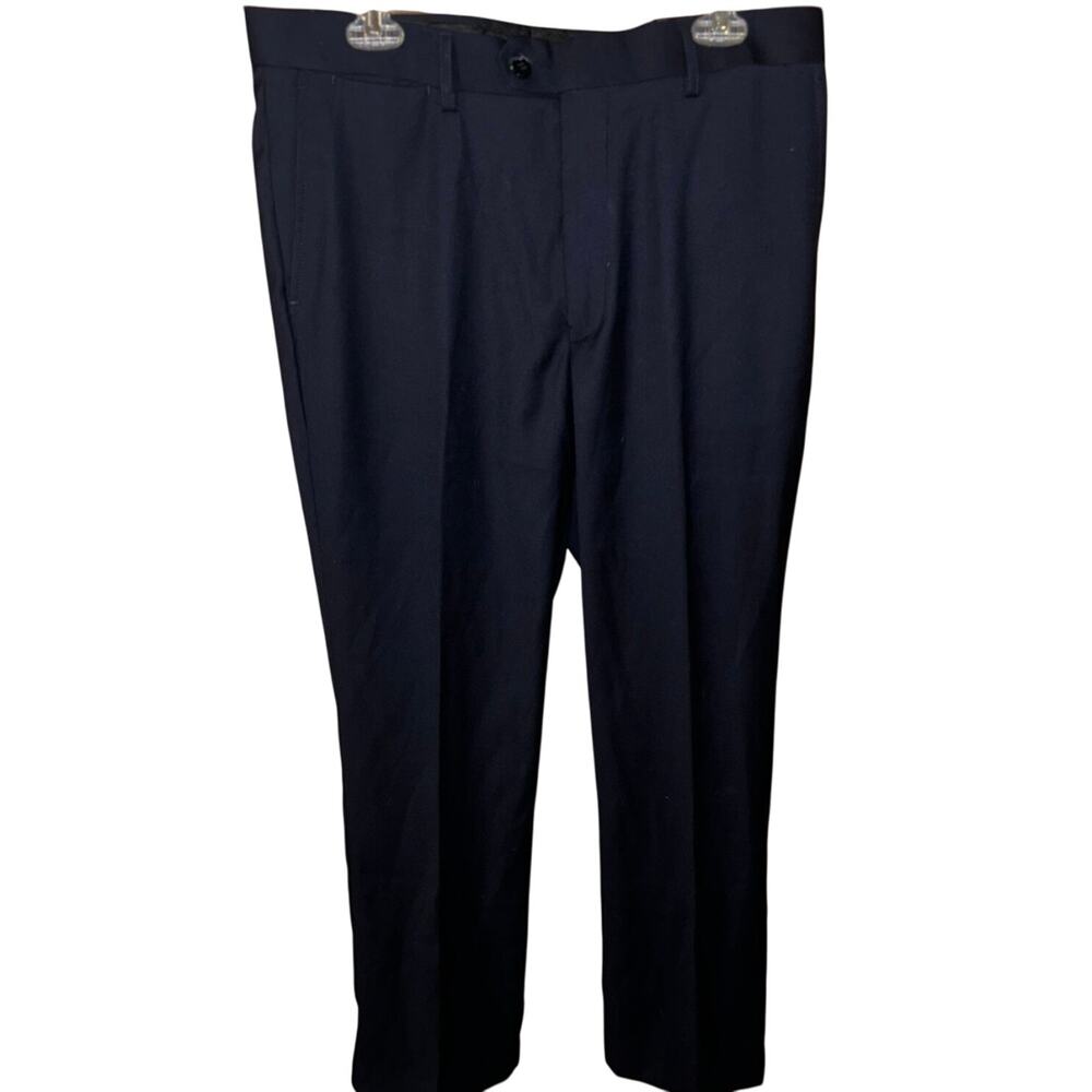Mazari men’s dress pants slacks navy blue NWT (size 36/32)